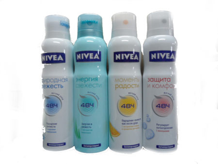 Обзор и характеристика дезодорантов Нивея