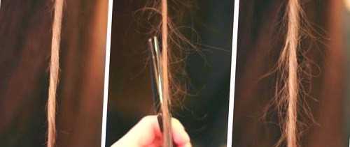 Метод избавления от секущихся волос