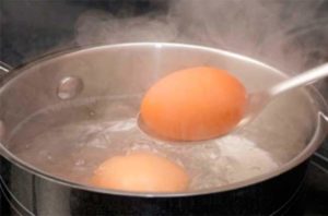Прогревание яйцом